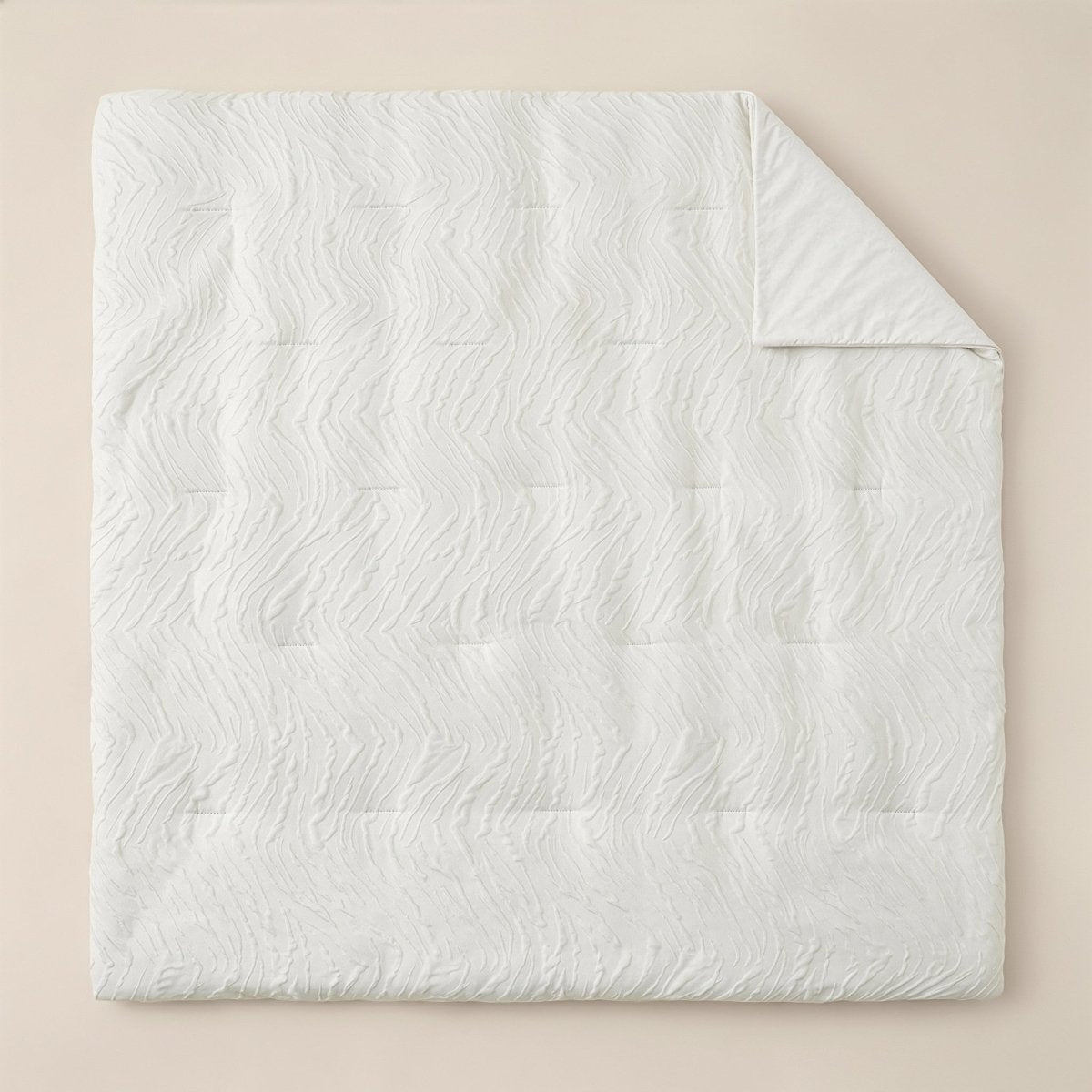 Microfibre Coverless Duvet Salva | Beige | Single - 140cm (W) x 200cm (L) - The Bedding & Blankets Store