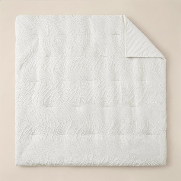 Microfibre Coverless Duvet Salva | Beige | Single - 140cm (W) x 200cm (L) - The Bedding & Blankets Store