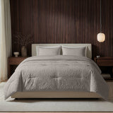 Microfibre Coverless Duvet Salva | Taupe | Single - 140cm (W) x 200cm (L) - The Bedding & Blankets Store