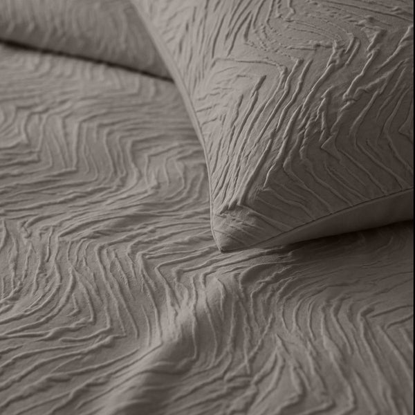Microfibre Coverless Duvet Salva | Taupe | Single - 140cm (W) x 200cm (L) - The Bedding & Blankets Store