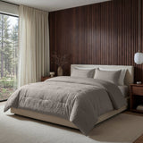 Microfibre Coverless Duvet Salva | Taupe | Single - 140cm (W) x 200cm (L) - The Bedding & Blankets Store