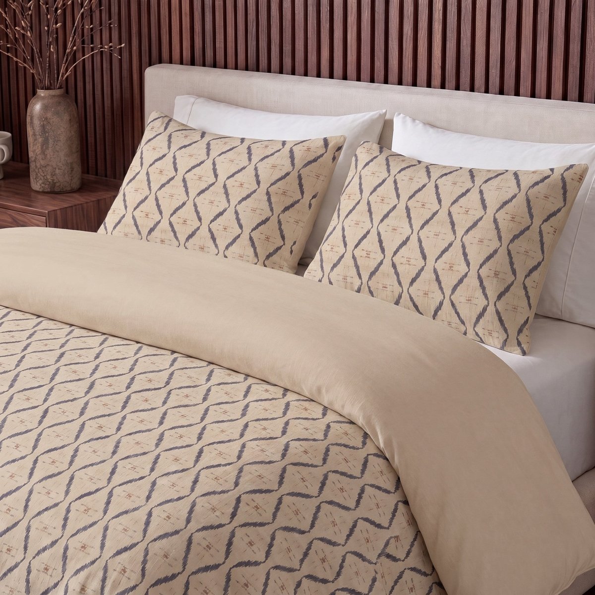 Microfibre Coverless Duvet Sander | Sand | Single - 140cm (W) x 200cm (L) - The Bedding & Blankets Store