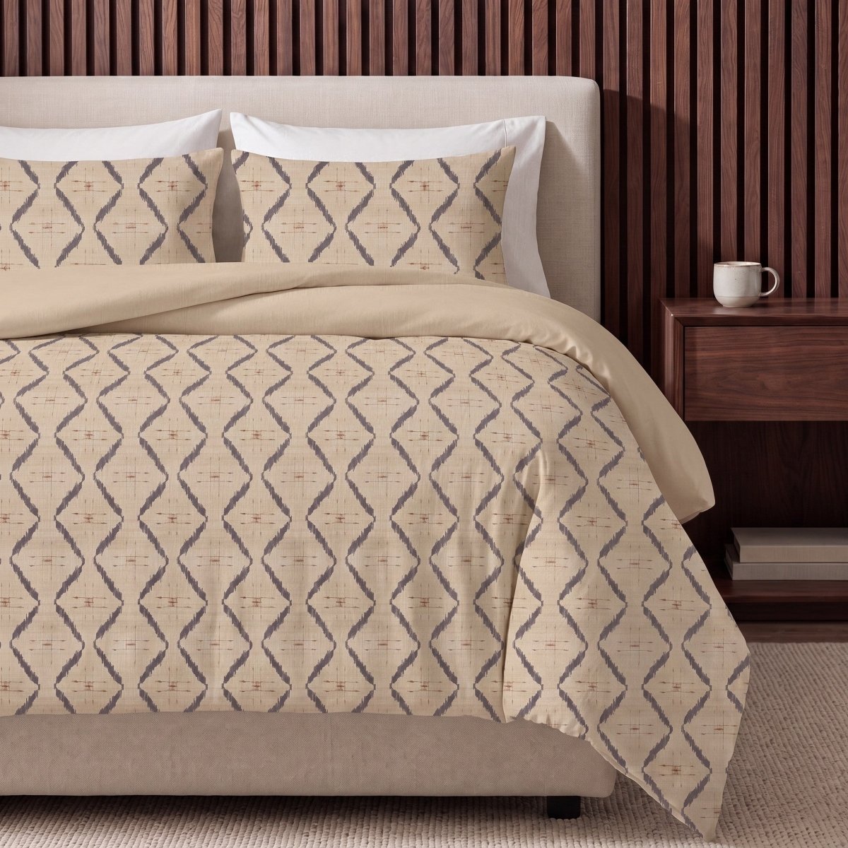 Microfibre Coverless Duvet Sander | Sand | Single - 140cm (W) x 200cm (L) - The Bedding & Blankets Store