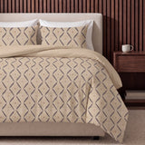 Microfibre Coverless Duvet Sander | Sand | Single - 140cm (W) x 200cm (L) - The Bedding & Blankets Store