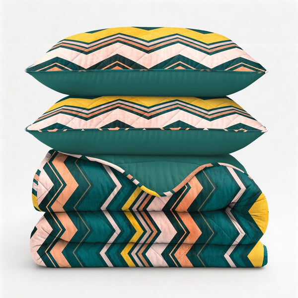 Microfibre Coverless Duvet Scala | Dark Green | Single - 140cm (W) x 200cm (L) - The Bedding & Blankets Store
