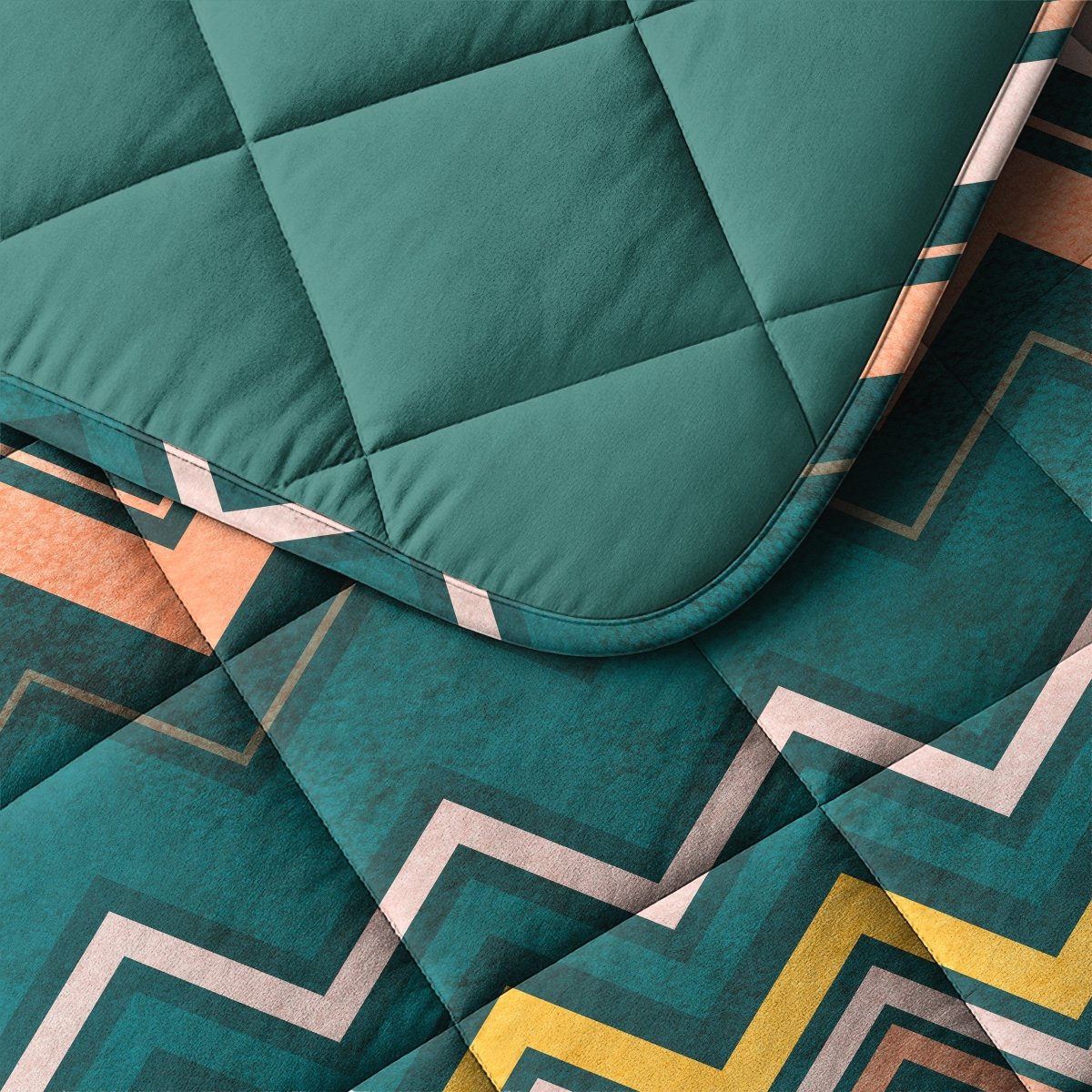 Microfibre Coverless Duvet Scala | Dark Green | Single - 140cm (W) x 200cm (L) - The Bedding & Blankets Store