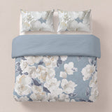 Microfibre Coverless Duvet Stephanie | Blue | Single - 140cm (W) x 200cm (L) - The Bedding & Blankets Store