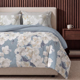 Microfibre Coverless Duvet Stephanie | Blue | Single - 140cm (W) x 200cm (L) - The Bedding & Blankets Store