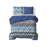 Microfibre Coverless Duvet Tilly | Blue | Single - 140cm (W) x 200cm (L) - The Bedding & Blankets Store