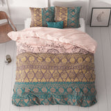 Microfibre Duvet Cover Set Bohemian | Multi | King Long - 240cm (W) x 220cm (L) - The Bedding & Blankets Store