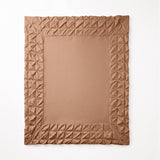 Microfibre Duvet Cover Set Border Pintuck | Mocha Moose | King Long - 240cm (W) x 220cm (L) - The Bedding & Blankets Store
