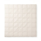 Microfibre Duvet Cover Set Check Pintuck | Beige | King Long - 240cm (W) x 220cm (L) - The Bedding & Blankets Store
