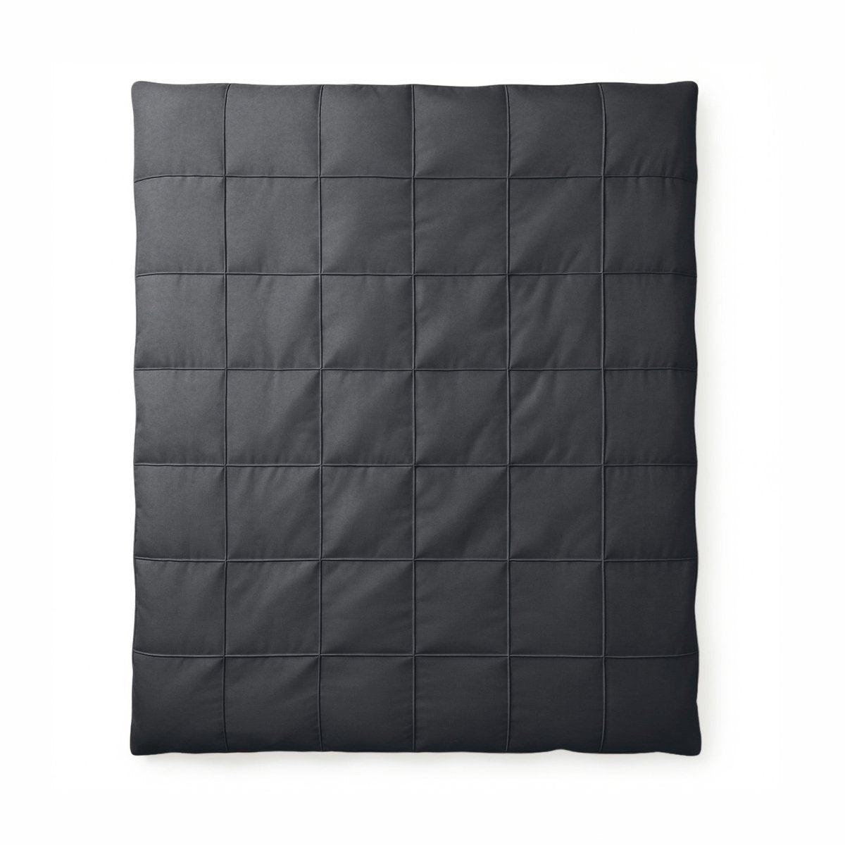 Microfibre Duvet Cover Set Check Pintuck | Black | King Long - 240cm (W) x 220cm (L) - The Bedding & Blankets Store