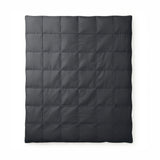 Microfibre Duvet Cover Set Check Pintuck | Black | King Long - 240cm (W) x 220cm (L) - The Bedding & Blankets Store