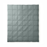 Microfibre Duvet Cover Set Check Pintuck | Green | King Long - 240cm (W) x 220cm (L) - The Bedding & Blankets Store