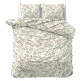 Microfibre Duvet Cover Set Firdo | Green | Double - 200cm (W) x 200/220cm (L) - The Bedding & Blankets Store