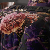 Microfibre Duvet Cover Set Marise | Purple | King Long - 240cm (W) x 220cm (L) - The Bedding & Blankets Store