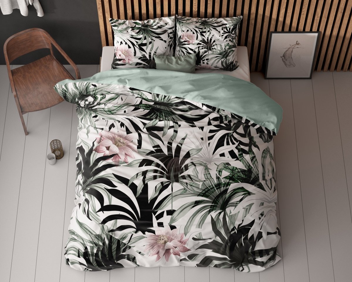 Microfibre Duvet Cover Set Suzette | White | King Long - 240cm (W) x 220cm (L) - The Bedding & Blankets Store