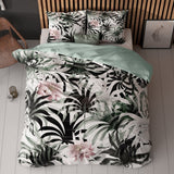 Microfibre Duvet Cover Set Suzette | White | King Long - 240cm (W) x 220cm (L) - The Bedding & Blankets Store