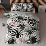 Microfibre Duvet Cover Set Suzette | White | King Long - 240cm (W) x 220cm (L) - The Bedding & Blankets Store