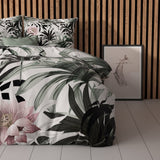 Microfibre Duvet Cover Set Suzette | White | King Long - 240cm (W) x 220cm (L) - The Bedding & Blankets Store