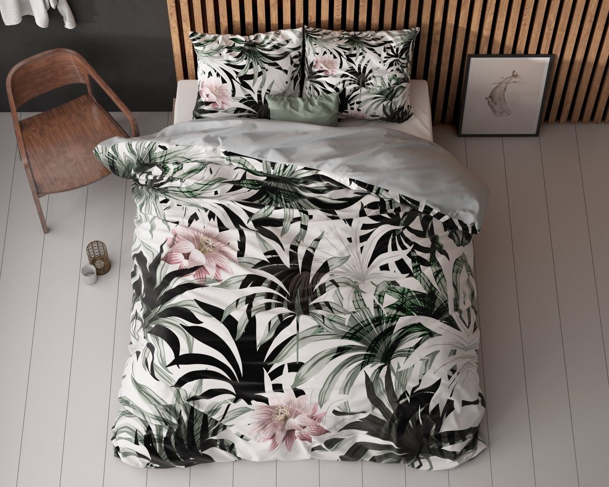 Microfibre Duvet Cover Set Suzette | White | King Long - 240cm (W) x 220cm (L) - The Bedding & Blankets Store