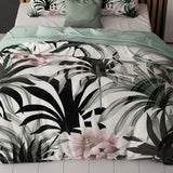 Microfibre Duvet Cover Set Suzette | White | King Long - 240cm (W) x 220cm (L) - The Bedding & Blankets Store