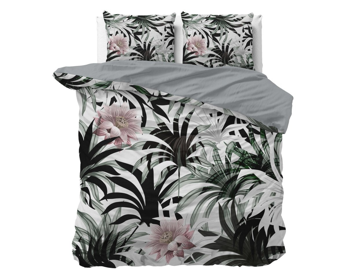 Microfibre Duvet Cover Set Suzette | White | King Long - 240cm (W) x 220cm (L) - The Bedding & Blankets Store