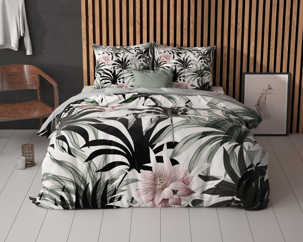 Microfibre Duvet Cover Set Suzette | White | King Long - 240cm (W) x 220cm (L) - The Bedding & Blankets Store