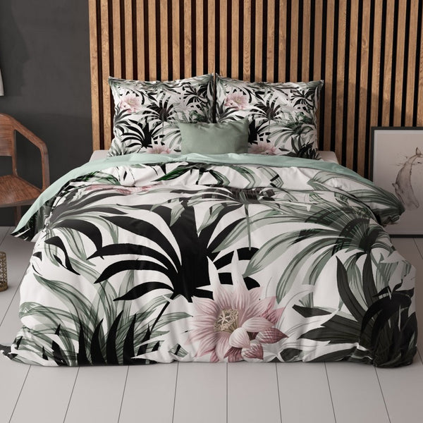 Microfibre Duvet Cover Set Suzette | White | King Long - 240cm (W) x 220cm (L) - The Bedding & Blankets Store