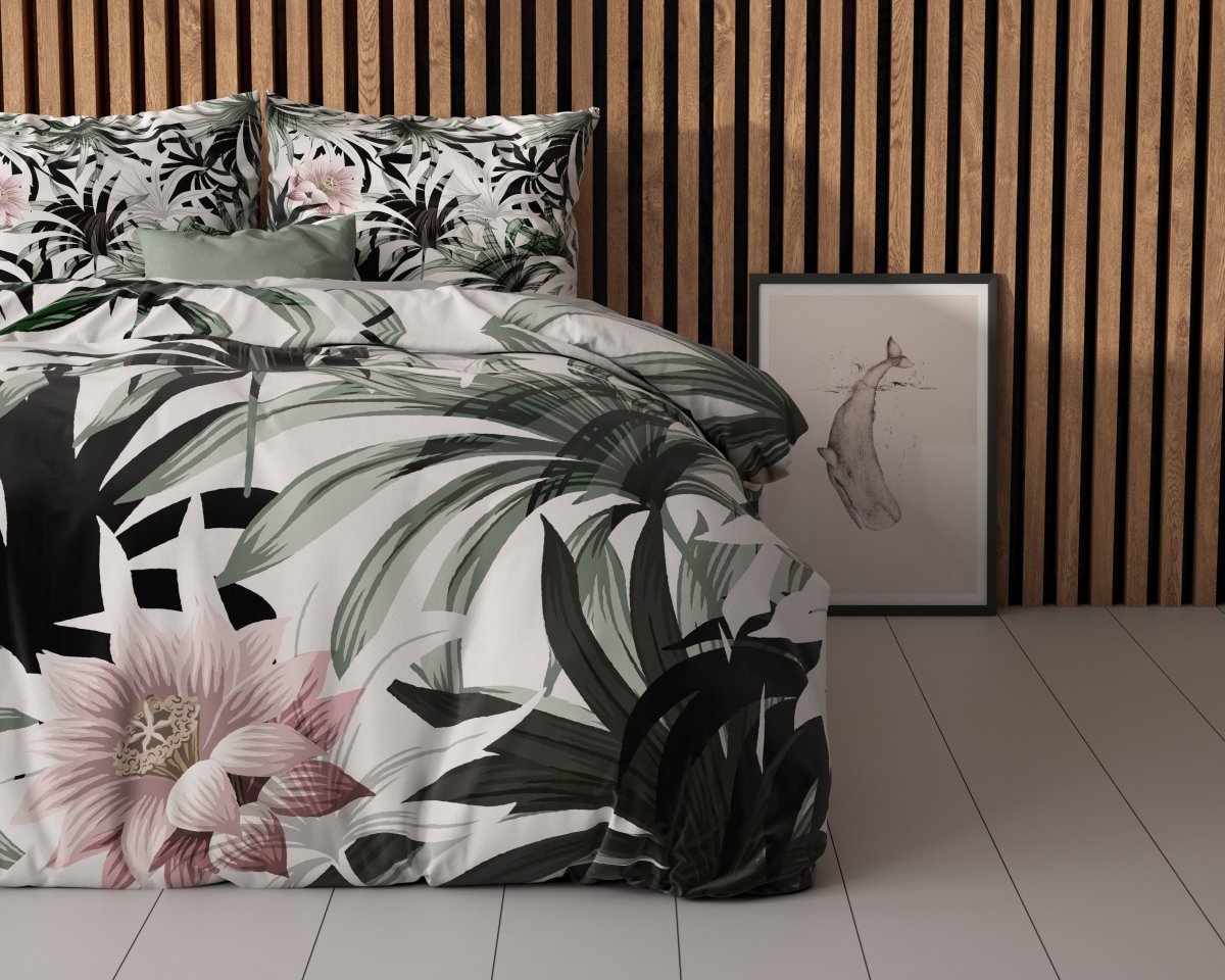 Microfibre Duvet Cover Set Suzette | White | King Long - 240cm (W) x 220cm (L) - The Bedding & Blankets Store