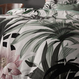 Microfibre Duvet Cover Set Suzette | White | King Long - 240cm (W) x 220cm (L) - The Bedding & Blankets Store