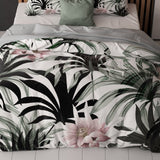 Microfibre Duvet Cover Set Suzette | White | King Long - 240cm (W) x 220cm (L) - The Bedding & Blankets Store