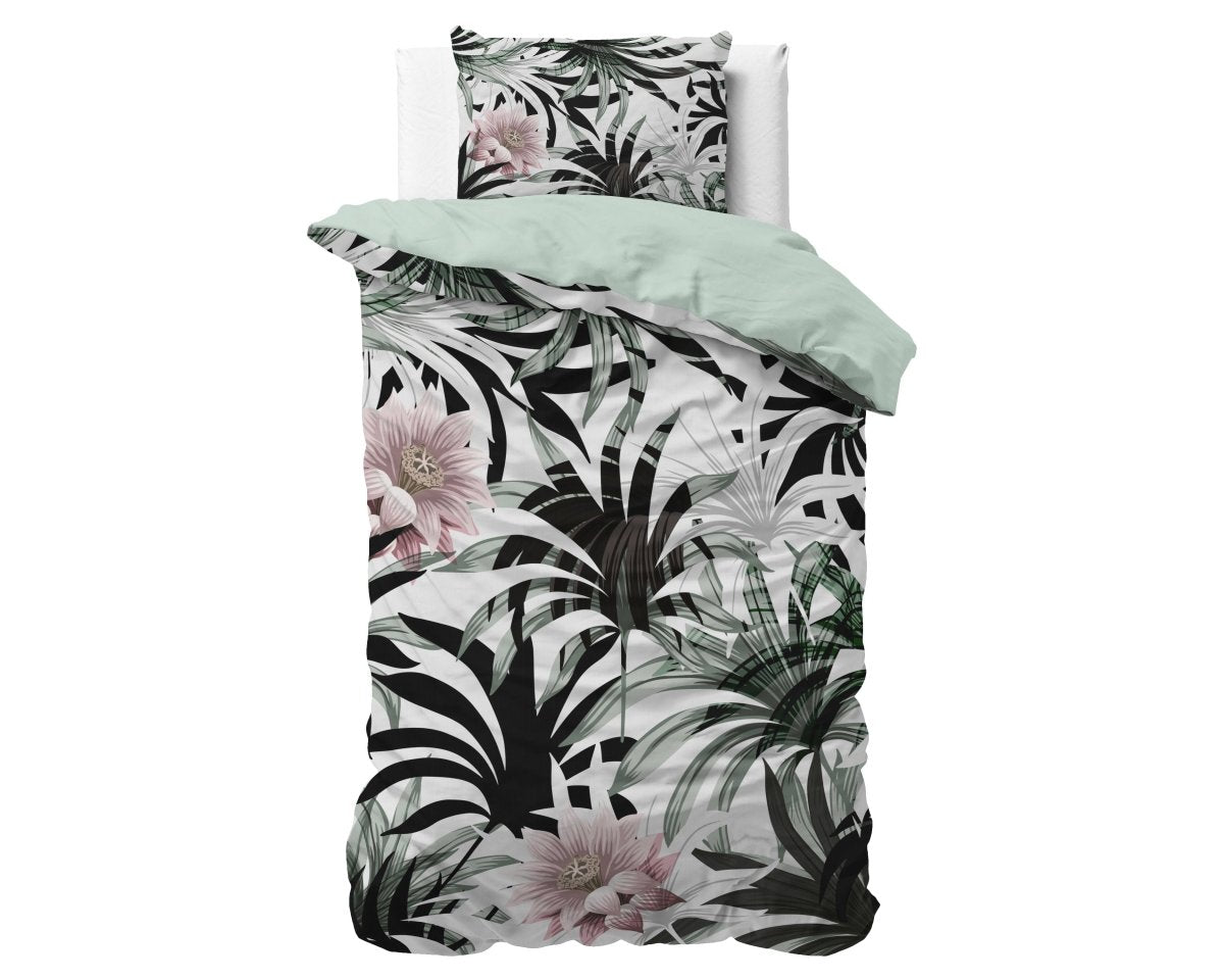 Microfibre Duvet Cover Set Suzette | White | King Long - 240cm (W) x 220cm (L) - The Bedding & Blankets Store