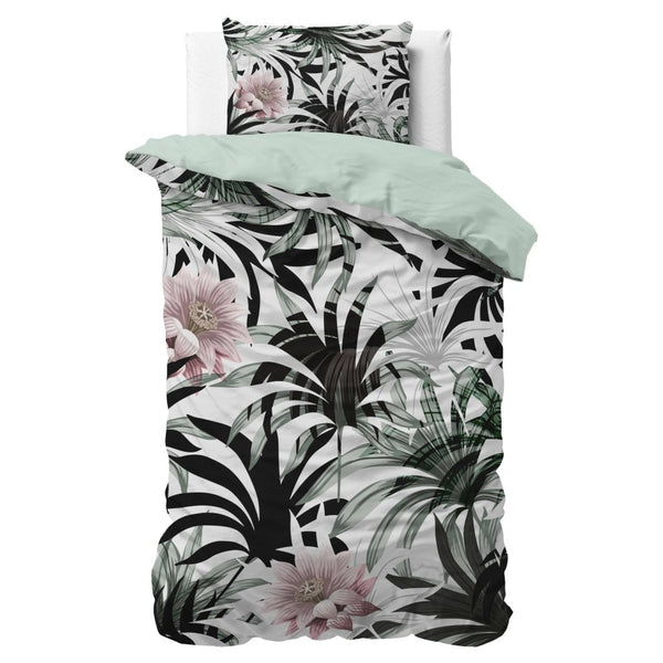 Microfibre Duvet Cover Set Suzette | White | King Long - 240cm (W) x 220cm (L) - The Bedding & Blankets Store