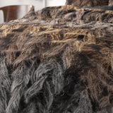 Microfibre Duvet Cover Set Trendy knits | Brown | King Long - 240cm (W) x 220cm (L) - The Bedding & Blankets Store