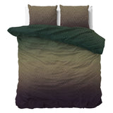 Microfibre Duvet Cover Set Warm Knits | Brown | Double - 200cm (W) x 200/220cm (L) - The Bedding & Blankets Store