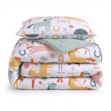 Microfibre Kids Coverless Duvet Horses | White | Single - 140cm (W) x 200cm (L) - The Bedding & Blankets Store
