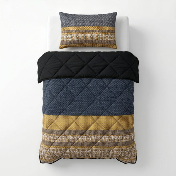 Microfibre Lazy Duvet Altor | Anthracite | King - 240cm (W) x 200cm (L) - The Bedding & Blankets Store