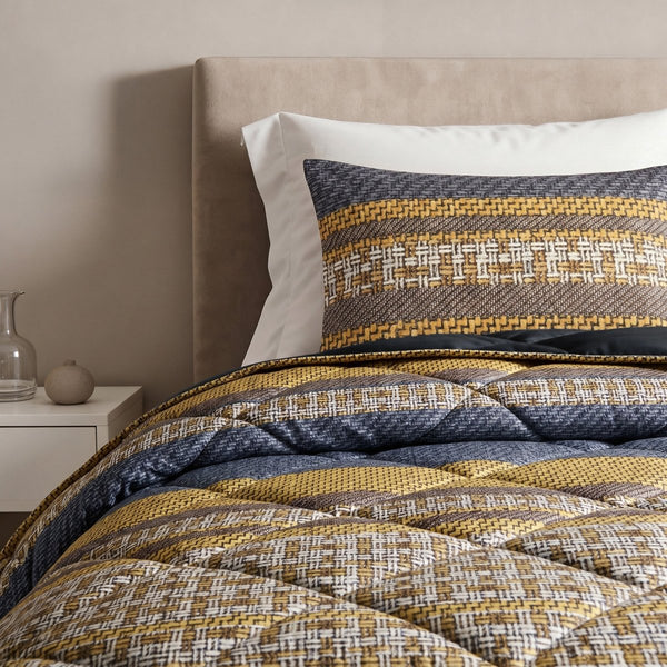 Microfibre Lazy Duvet Altor | Anthracite | King - 240cm (W) x 200cm (L) - The Bedding & Blankets Store
