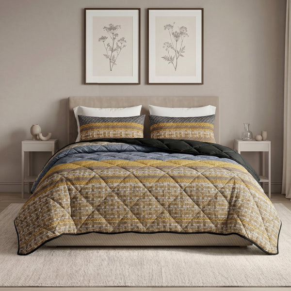 Microfibre Lazy Duvet Altor | Anthracite | King - 240cm (W) x 200cm (L) - The Bedding & Blankets Store
