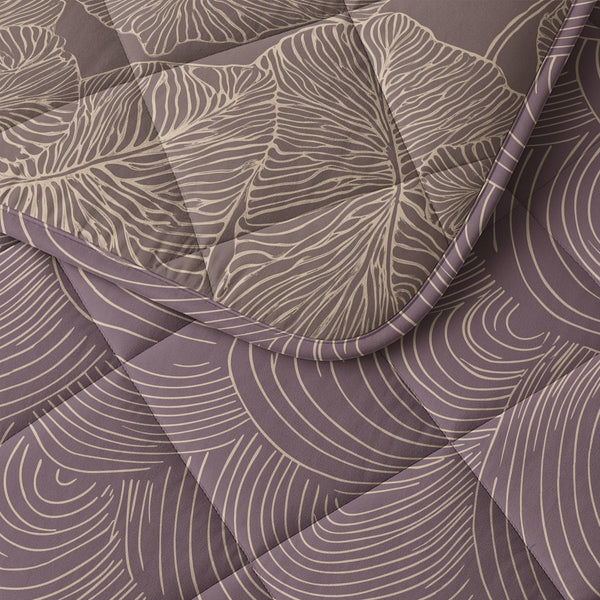 Microfibre Lazy Duvet Dreamy | Purple | King Long - 240cm (W) x 220cm (L) - The Bedding & Blankets Store