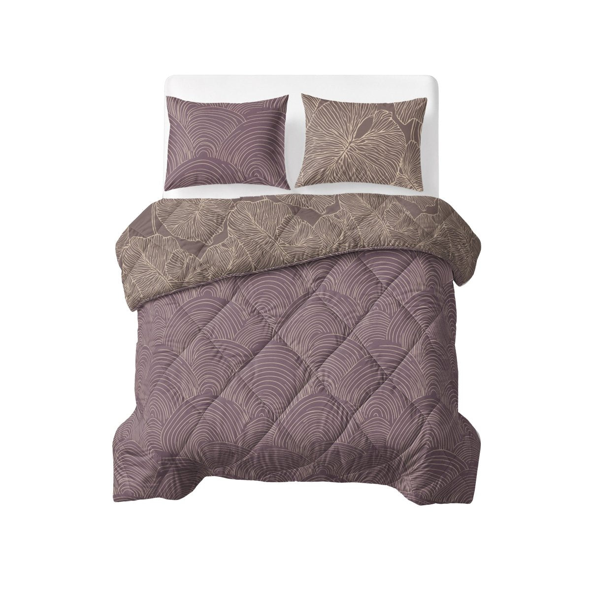 Microfibre Lazy Duvet Dreamy | Purple | King Long - 240cm (W) x 220cm (L) - The Bedding & Blankets Store