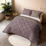 Microfibre Lazy Duvet Dreamy | Purple | King Long - 240cm (W) x 220cm (L) - The Bedding & Blankets Store