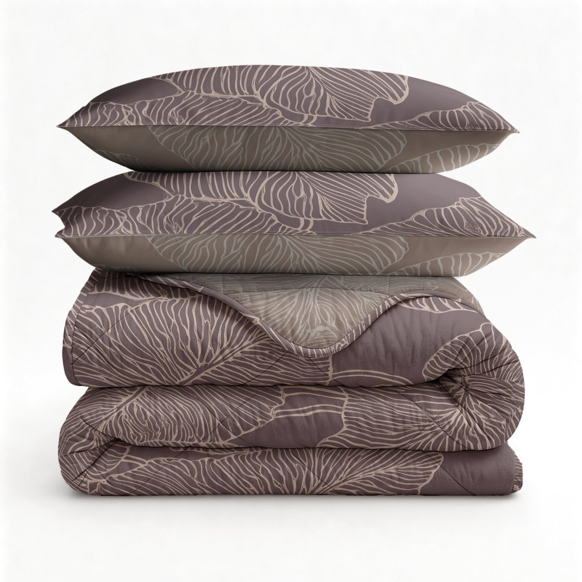 Microfibre Lazy Duvet Dreamy | Purple | King Long - 240cm (W) x 220cm (L) - The Bedding & Blankets Store