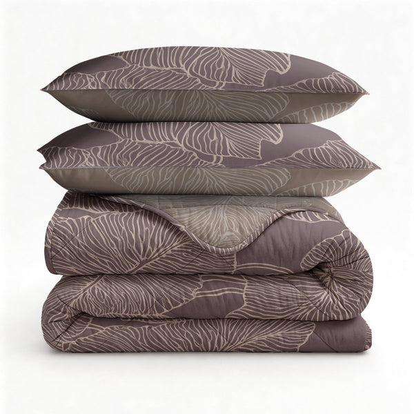 Microfibre Lazy Duvet Dreamy | Purple | King Long - 240cm (W) x 220cm (L) - The Bedding & Blankets Store