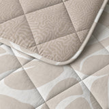 Microfibre Lazy Duvet Drifty | Sand/Grey | King Long - 240cm (W) x 220cm (L) - The Bedding & Blankets Store