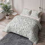 Microfibre Lazy Duvet Eran | Green | King - 240cm (W) x 200cm (L) - The Bedding & Blankets Store