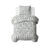 Microfibre Lazy Duvet Eran | Green | King - 240cm (W) x 200cm (L) - The Bedding & Blankets Store
