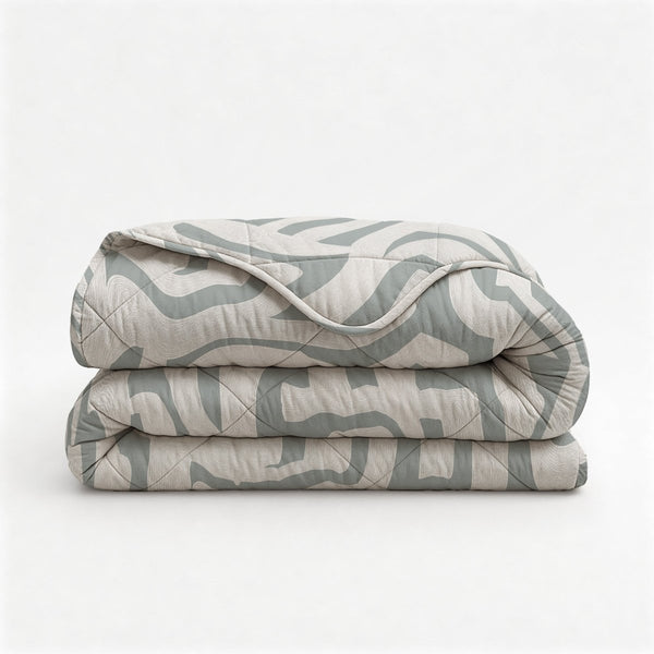 Microfibre Lazy Duvet Eran | Green | King - 240cm (W) x 200cm (L) - The Bedding & Blankets Store